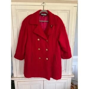 Dale Dressin for Harlan size 12 red mohair coat